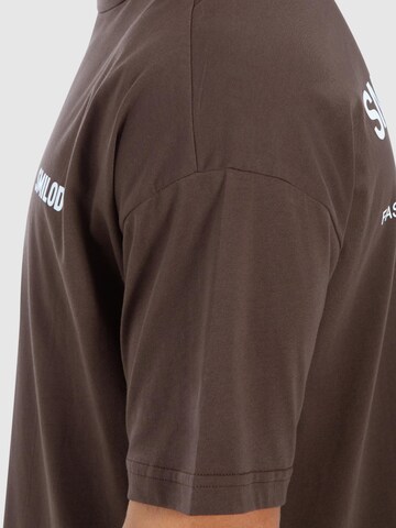 T-Shirt ' Cyris ' Smilodox en marron