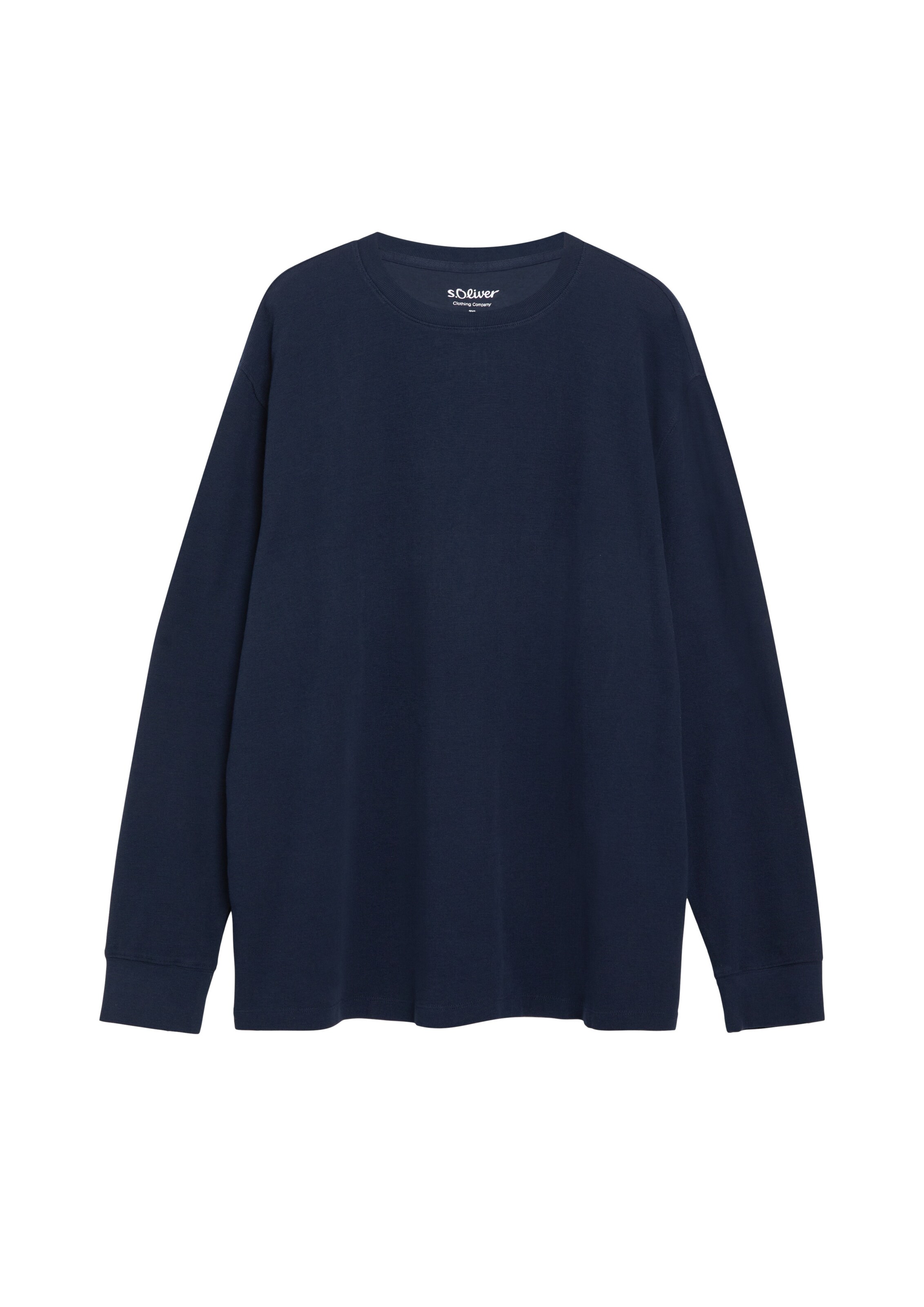 s.Oliver Men Big Sizes Shirt in Blau: Vorderseite