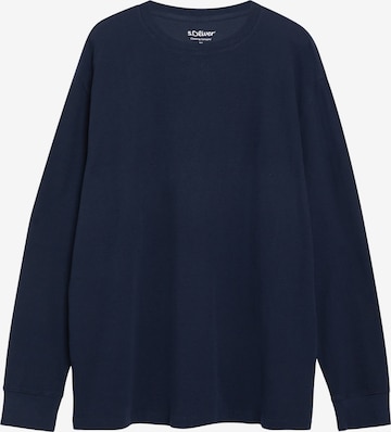 s.Oliver Men Big Sizes Shirt in Blau: Vorderseite