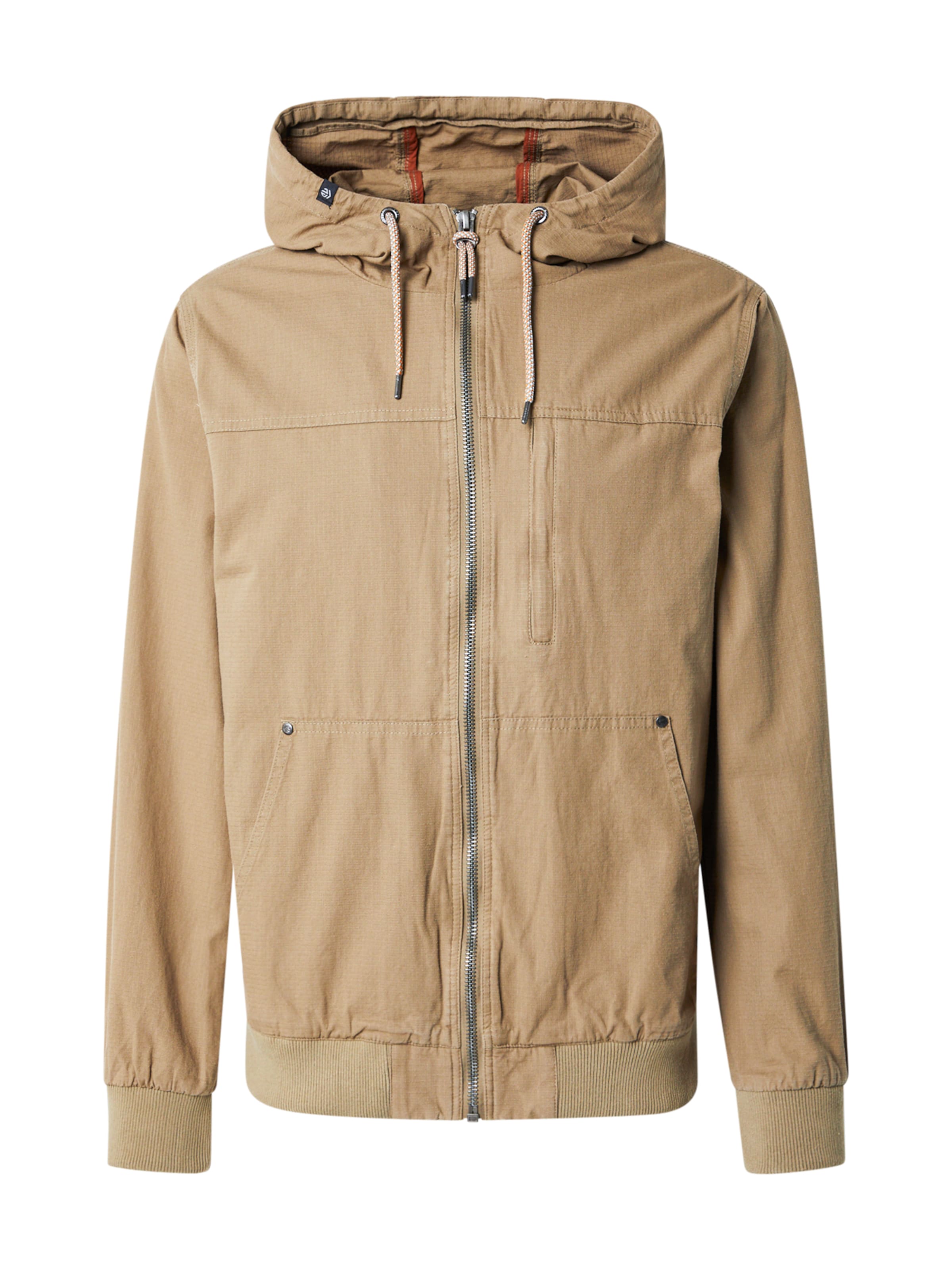 INDICODE JEANS Преходно яке 'Kiel' в зелено: отпред