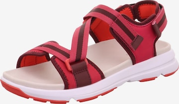 Sandales de randonnée Legero en rouge : devant