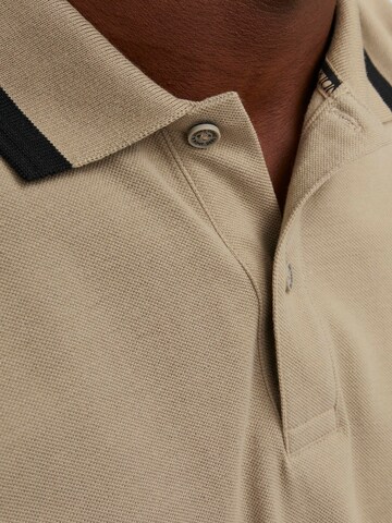 JACK & JONES Poloshirt 'HASS' in Beige