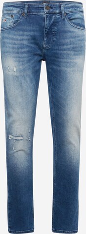 Tommy Jeans Slimfit Jeans 'AUSTIN SLIM TAPERED' in Blauw: voorkant