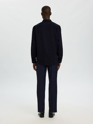 SELECTED - Ajuste regular Camisa en azul