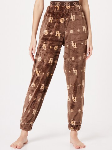 River Island Regular Pants in Brown: front