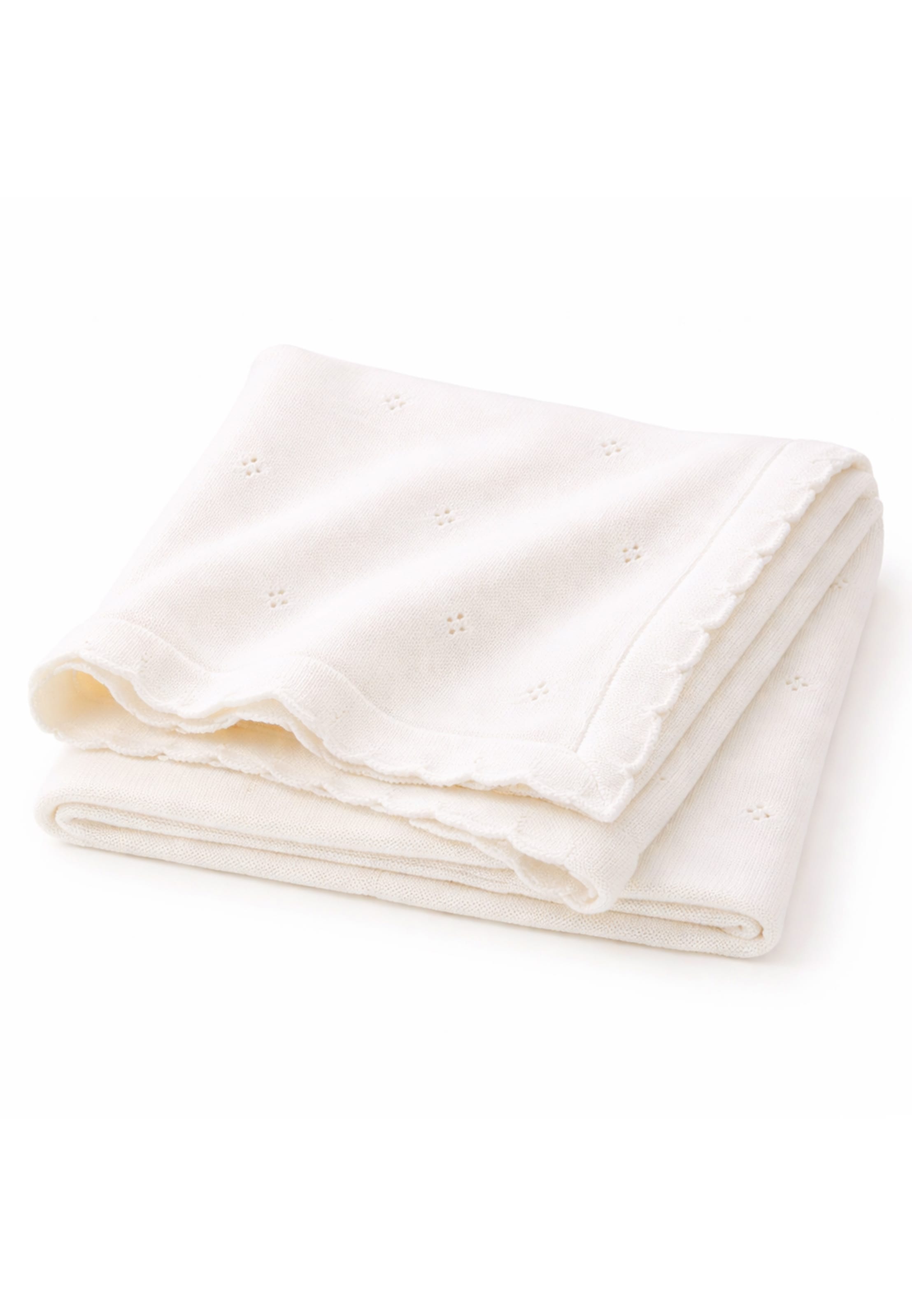 LILIPUT Strickdecke 'Pointelle' in Beige