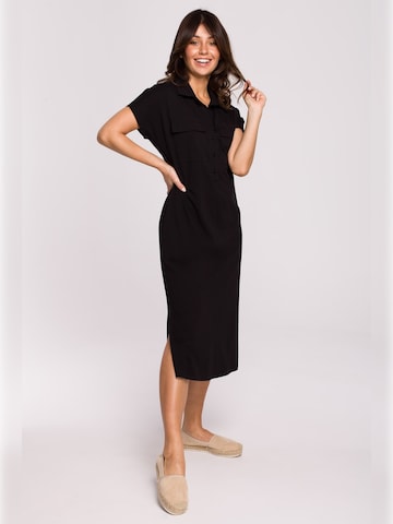 BeWear - Vestido camisero en negro