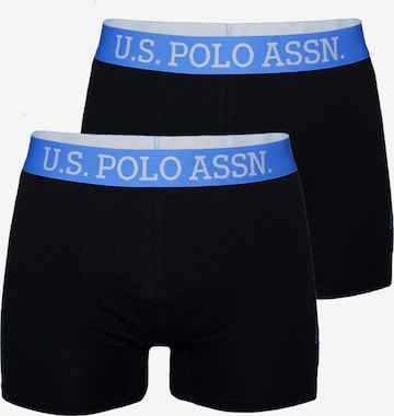 Boxer di U.S. POLO ASSN. in nero: frontale