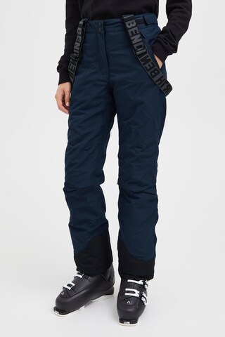 North Bend Regular Outdoor Pants 'Hildi' in Blue: front