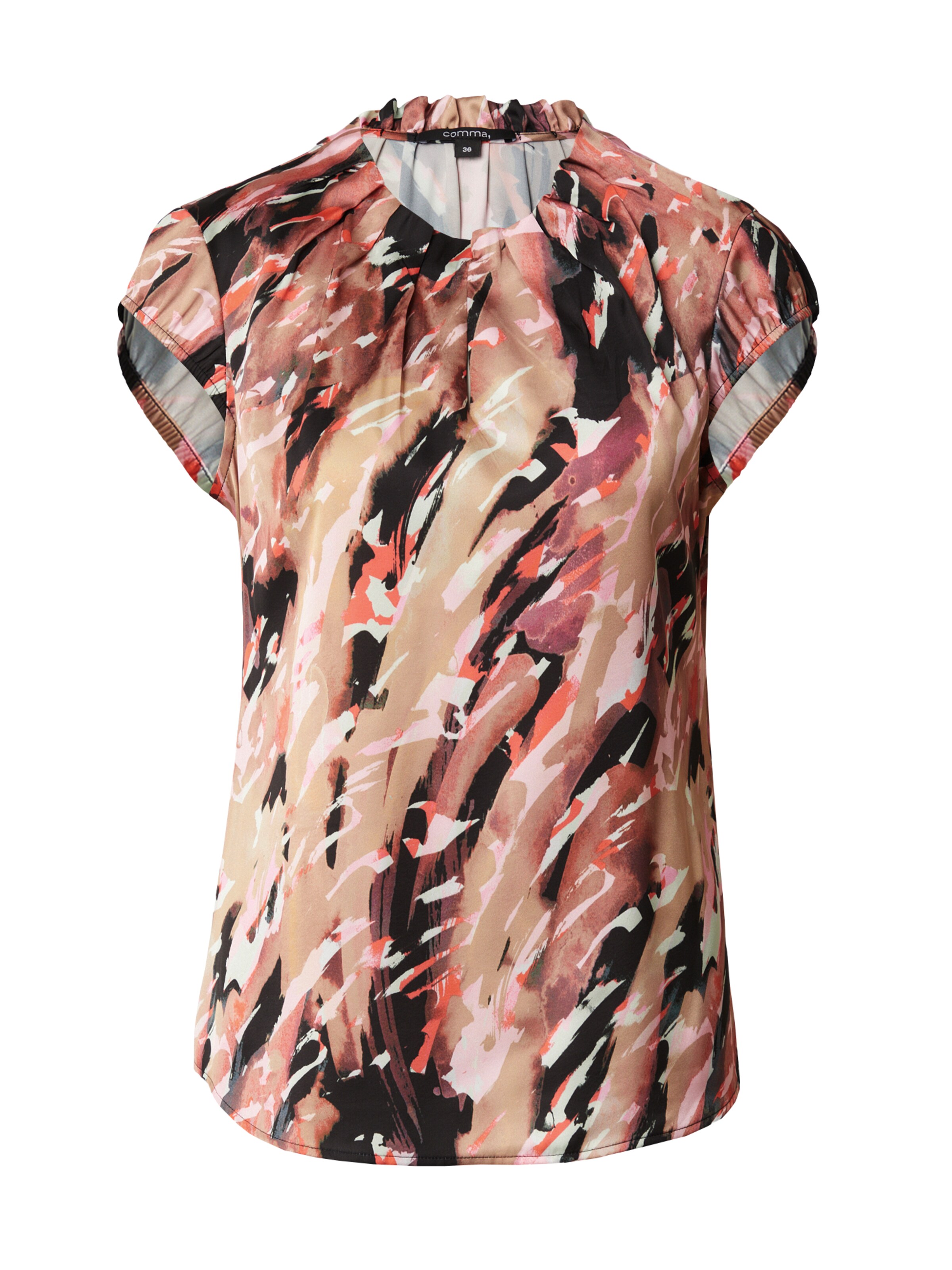 COMMA Bluse in Braun: Vorderseite