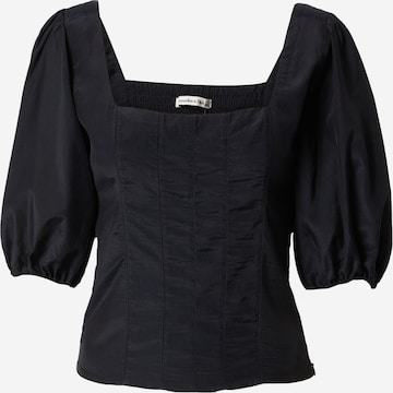 Abercrombie & Fitch Bluse i sort: forside