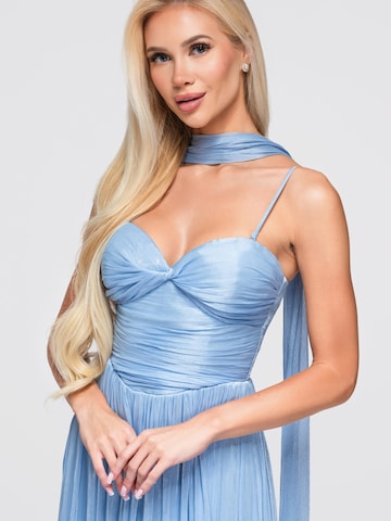 Ombre Abendkleid‌‌‌‌‌‌ in Blau