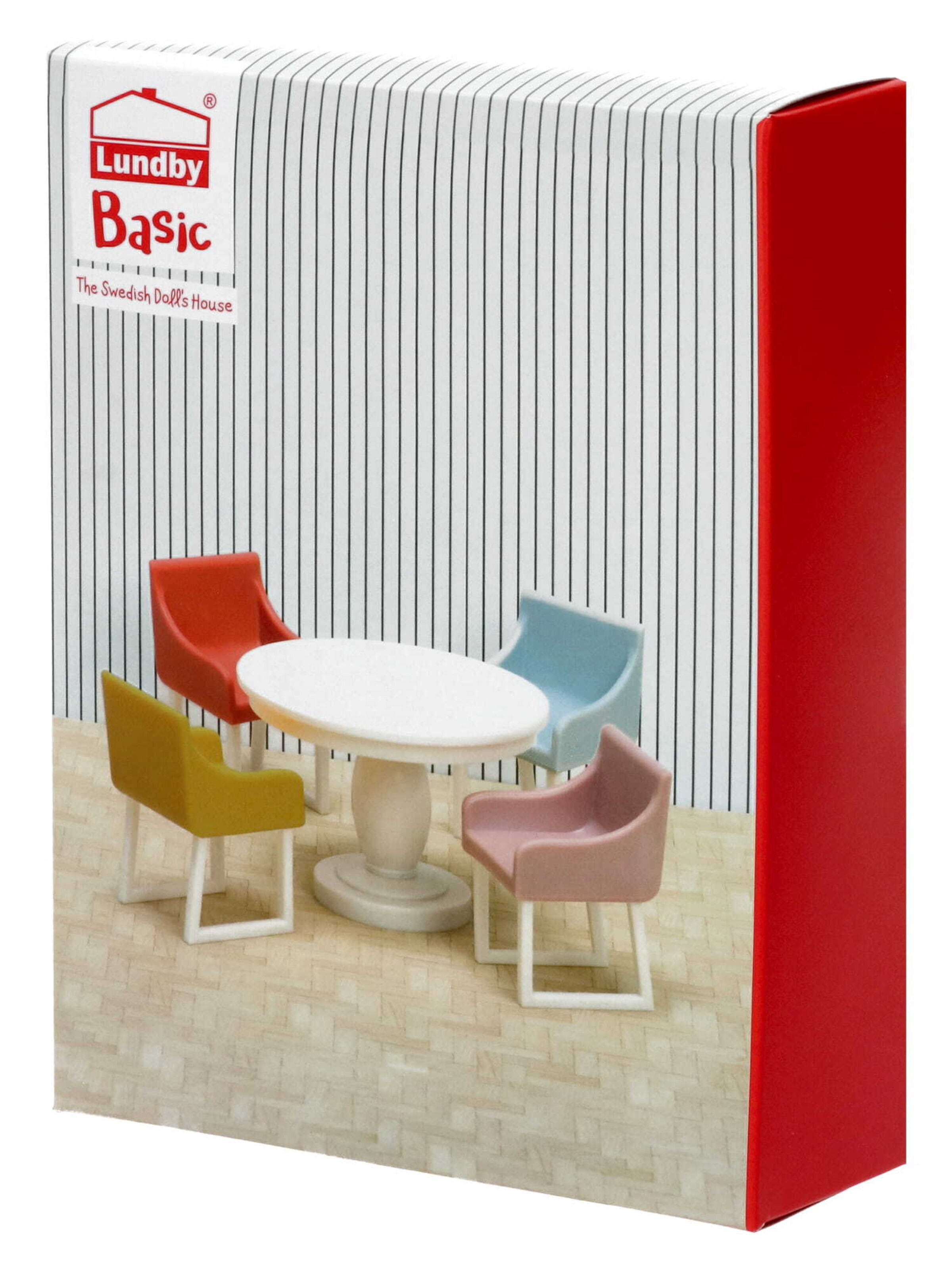 Jeux 'Esszimmerset' LUNDBY en mélange de couleurs