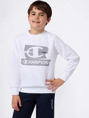 Champion Authentic Athletic Apparel Sweatshirt in Weiß: Vorderseite