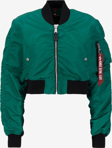 ALPHA INDUSTRIES Tussenjas in Groen: voorkant