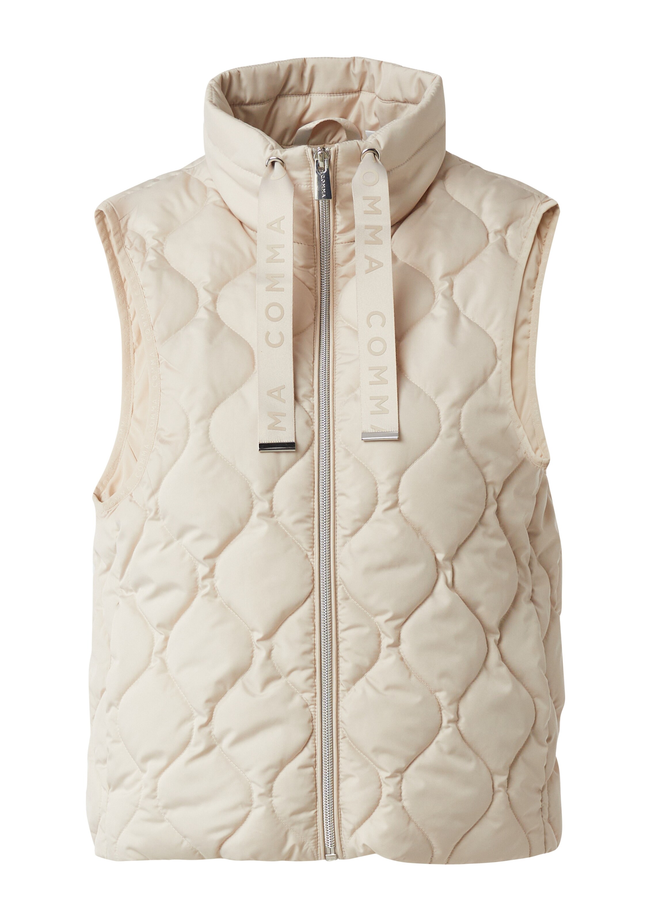 COMMA - Colete em bege: frente
