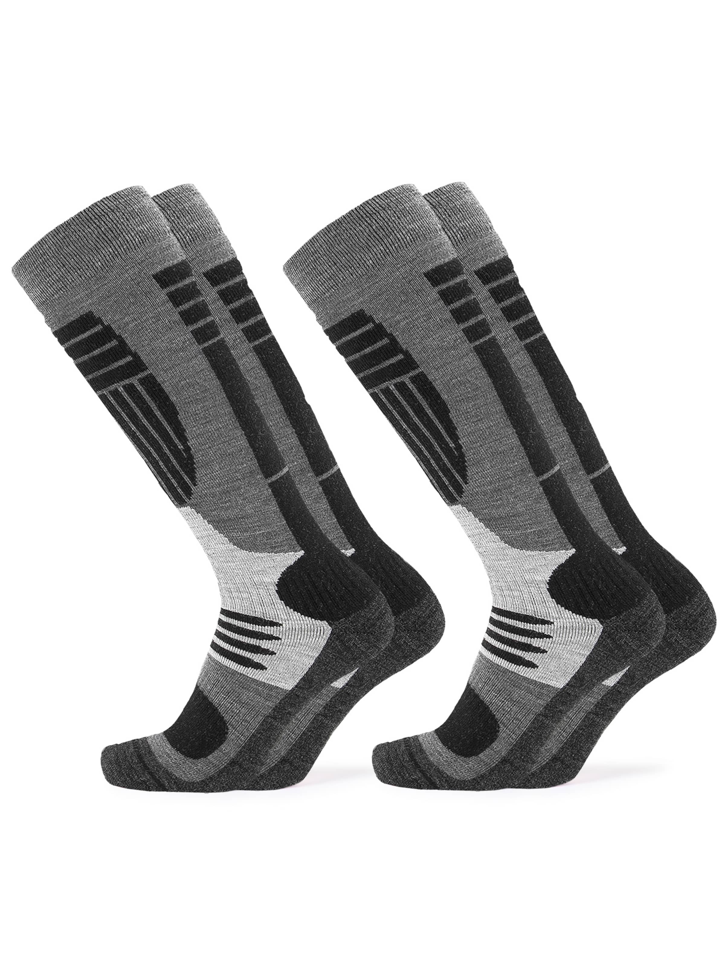 Occulto - Calcetines deportivos 'Ski Felix' en gris: frente