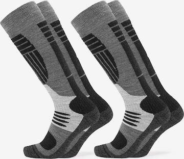 Occulto Sports socks 'Ski Felix' in Grey: front