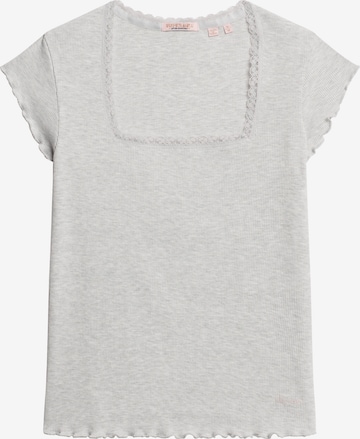 Superdry T-Shirt 'Essential' in Grau: predná strana