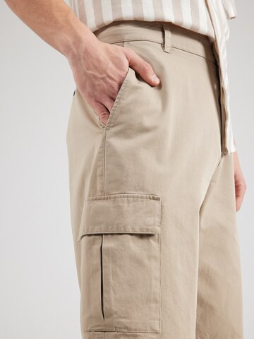 Loosefit Pantalon cargo 'Work n Roll' Iriedaily en beige