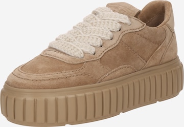 Baskets basses 'Zap' Kennel & Schmenger en marron : devant