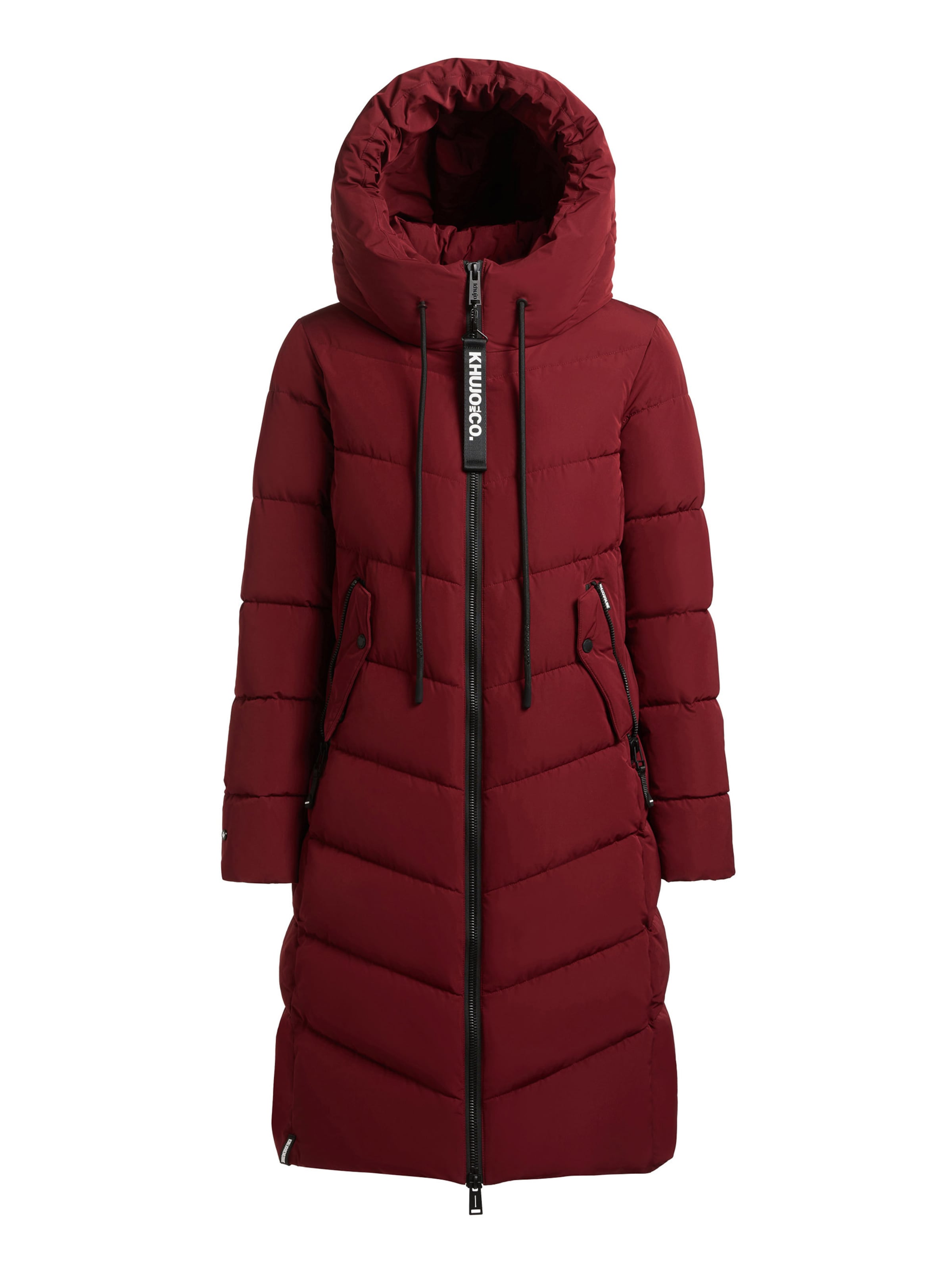 khujo Winter Coat 'Mikia4' in Red: front