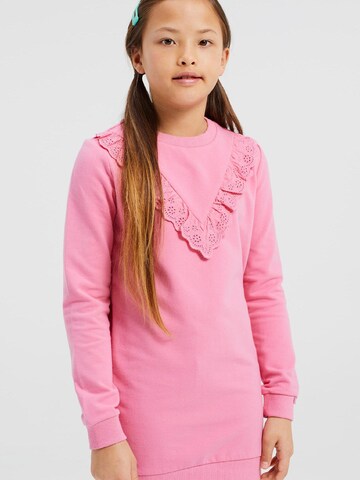 WE Fashion Jurk in Roze: voorkant