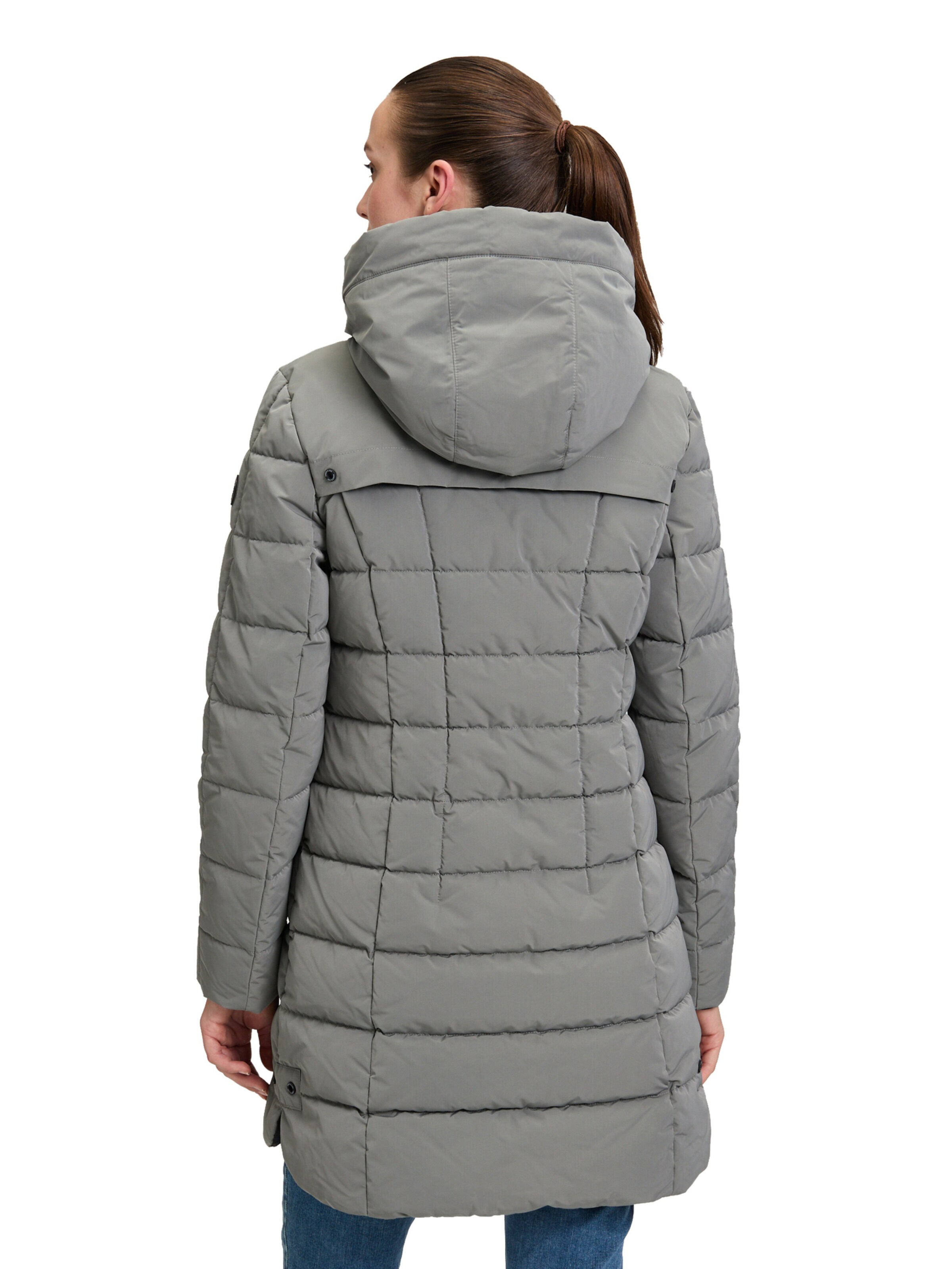 Amber & June Winter Coat in Grey