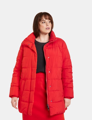 SAMOON Zimní bunda – červená