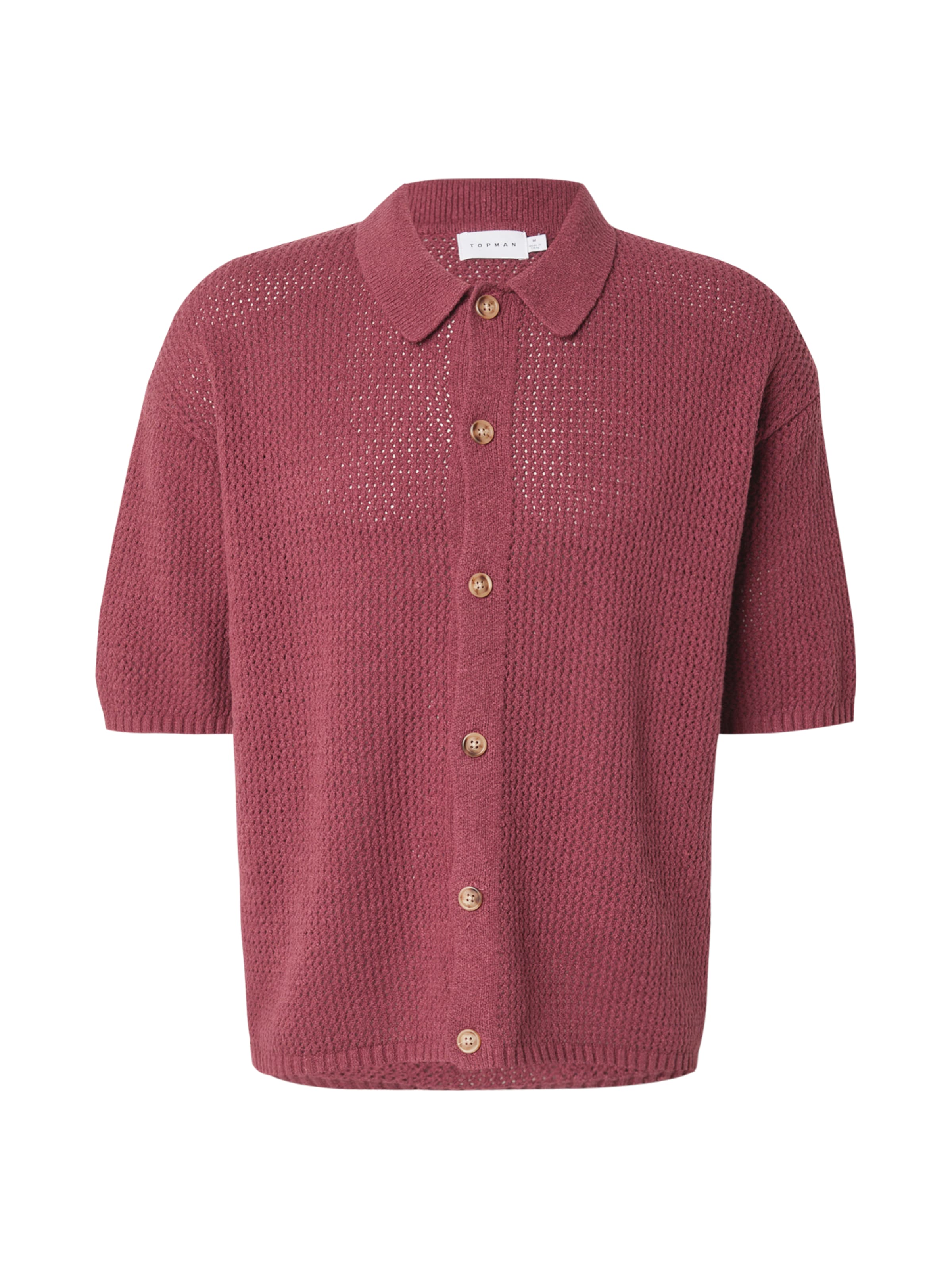 Coupe regular Chemise TOPMAN en violet : devant