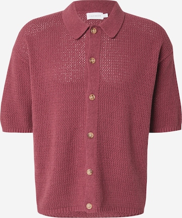 purpurinė TOPMAN Standartinis modelis Marškiniai: priekis