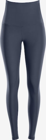 Winshape Skinny Fit Спортен панталон 'HWL112C' в сиво: отпред