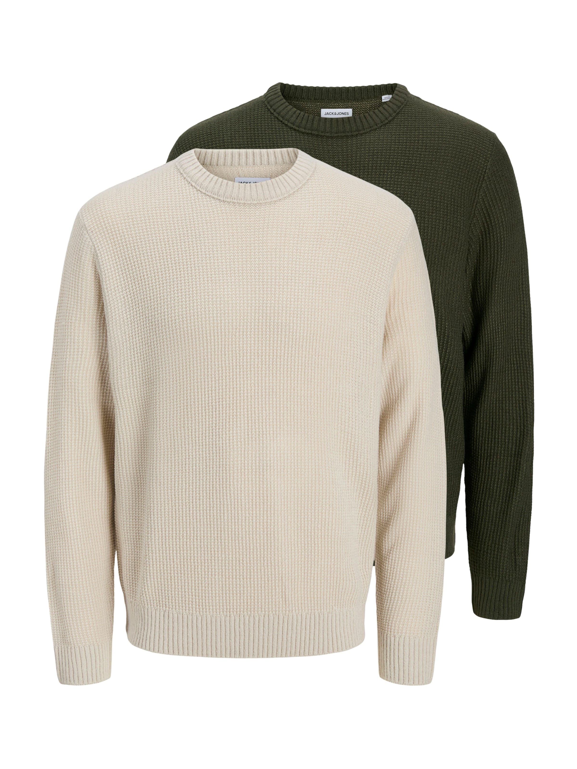 JACK & JONES - Pullover 'JJRoy' em bege: frente