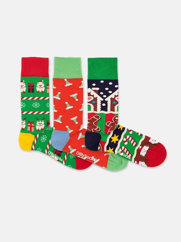 Chaussettes 'Christmas Season' DillySocks en mélange de couleurs