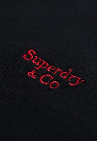 Tricou 'Essential Serif' de la Superdry & Co pe negru