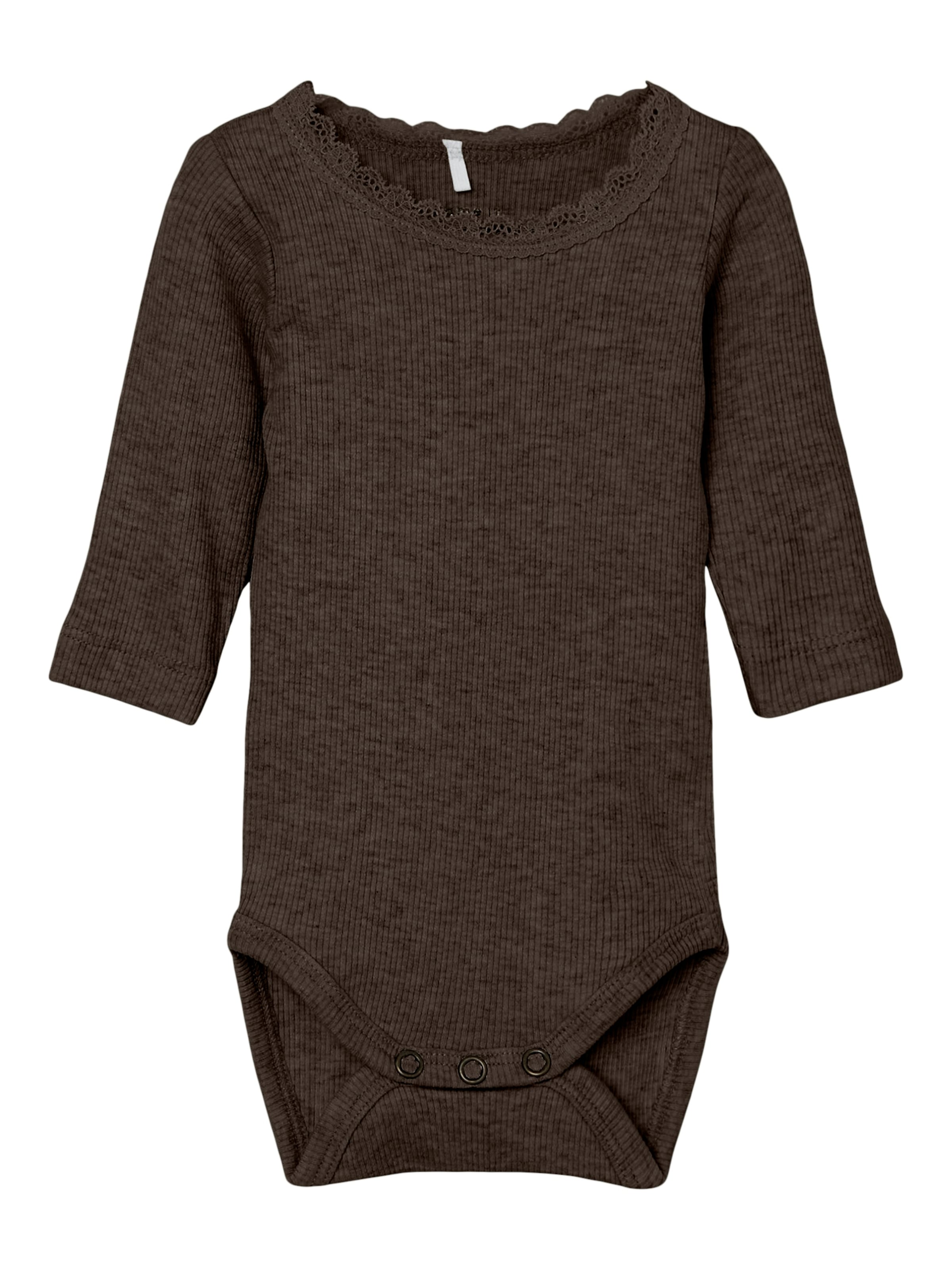 NAME IT Ползунки/боди 'NBFKab' в Коричневый: спереди