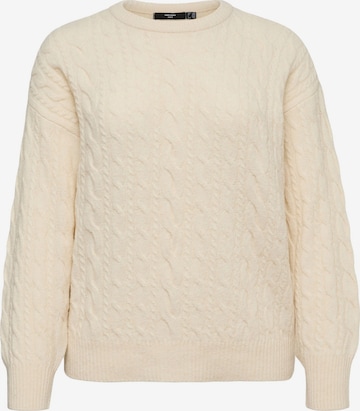 Pullover 'SEQUOIA' di Vero Moda Curve in beige: frontale