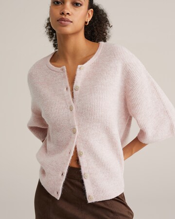 WE Fashion - Cárdigan en rosa