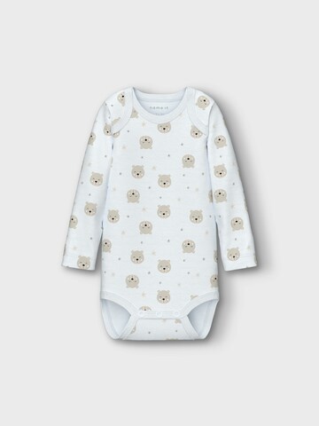 Barboteuse / body 'Oxford Bear' NAME IT en beige