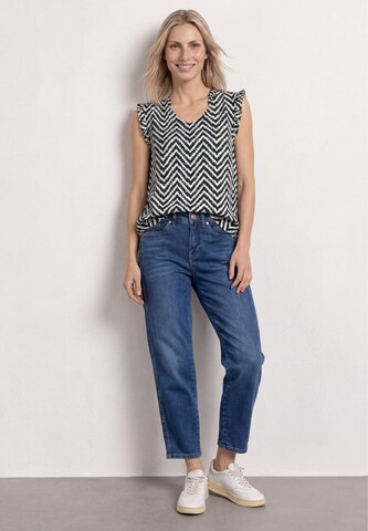 STREET ONE Bluse in Blau