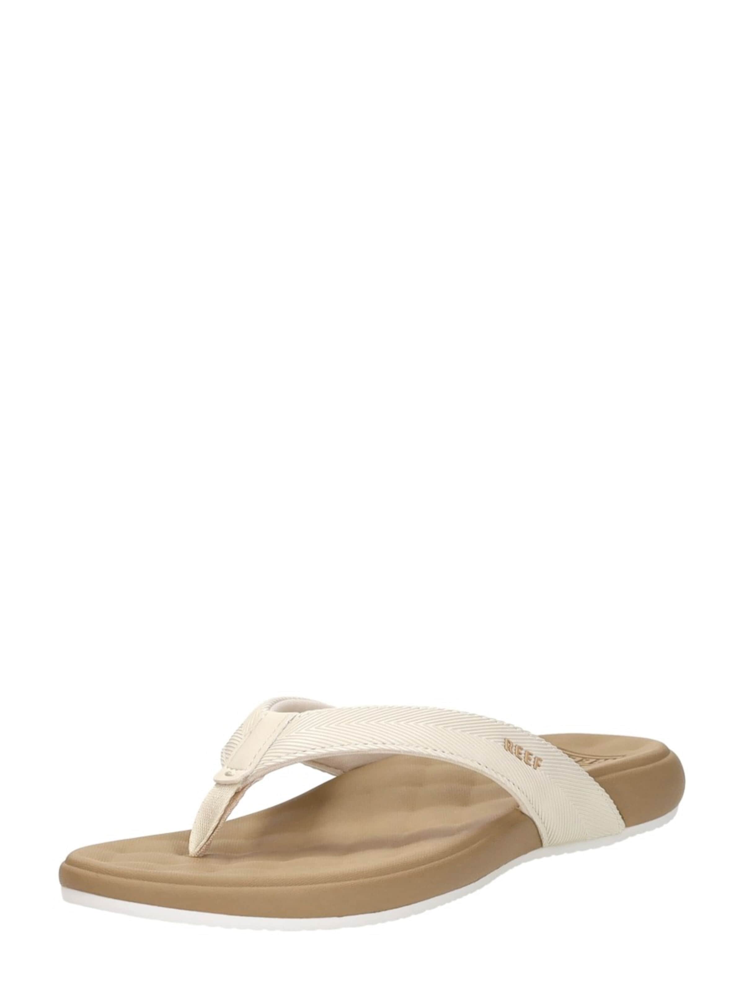 REEF Zehentrenner 'Cushion Melody'‌‌‌‌‌ in Beige: Vorderseite