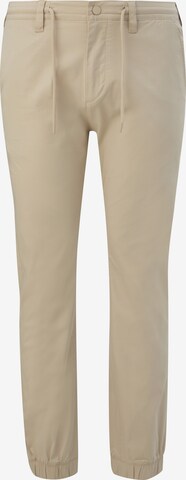 Effilé Pantalon s.Oliver en beige : devant