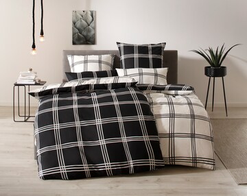MY HOME Bettbezug in Schwarz