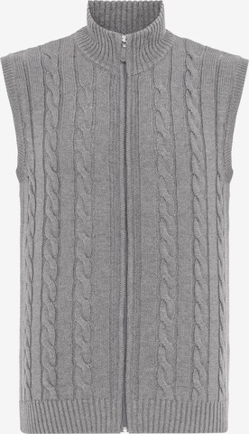 Gilet Felix Hardy en gris : devant