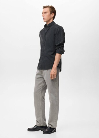 MANGO MAN Regular Fit Hemd 'Tadi' in Grau