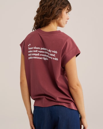 WE Fashion Μπλουζάκι σε κόκκινο: μπροστά