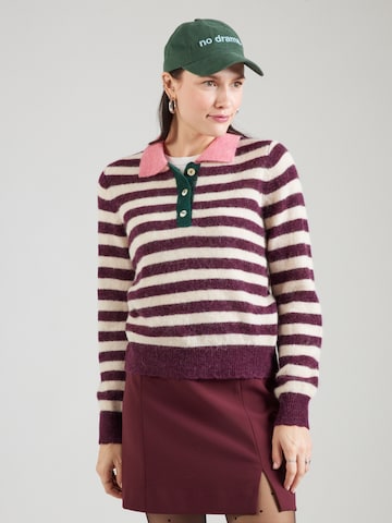 Pullover 'Ciara Riette' di NÜMPH in rosso: frontale