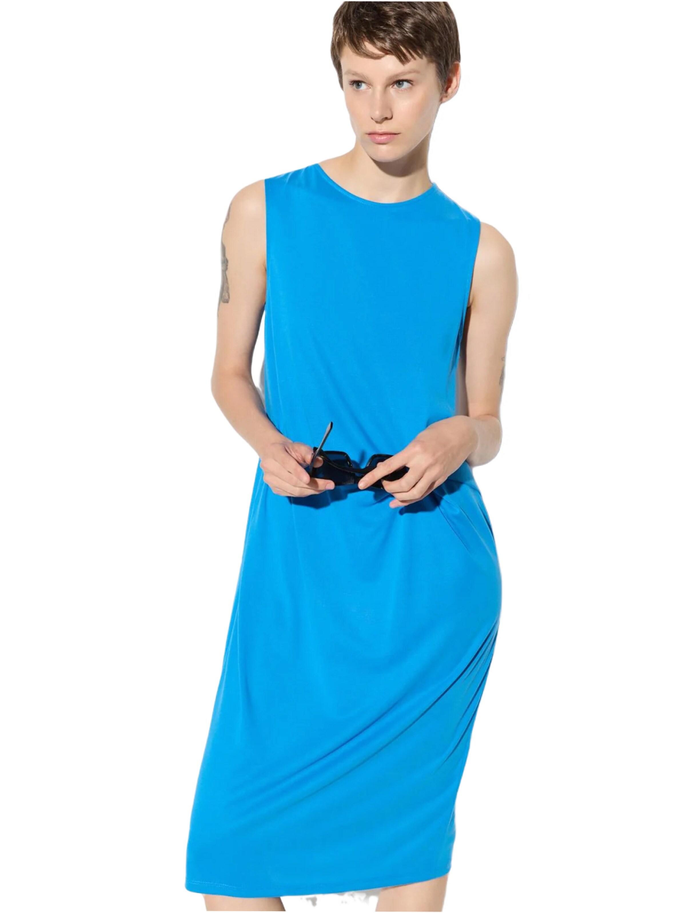 No Matter What Kleid in Blau: Vorderseite