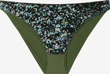 CALZEDONIA Bikini Bottoms in Green: front