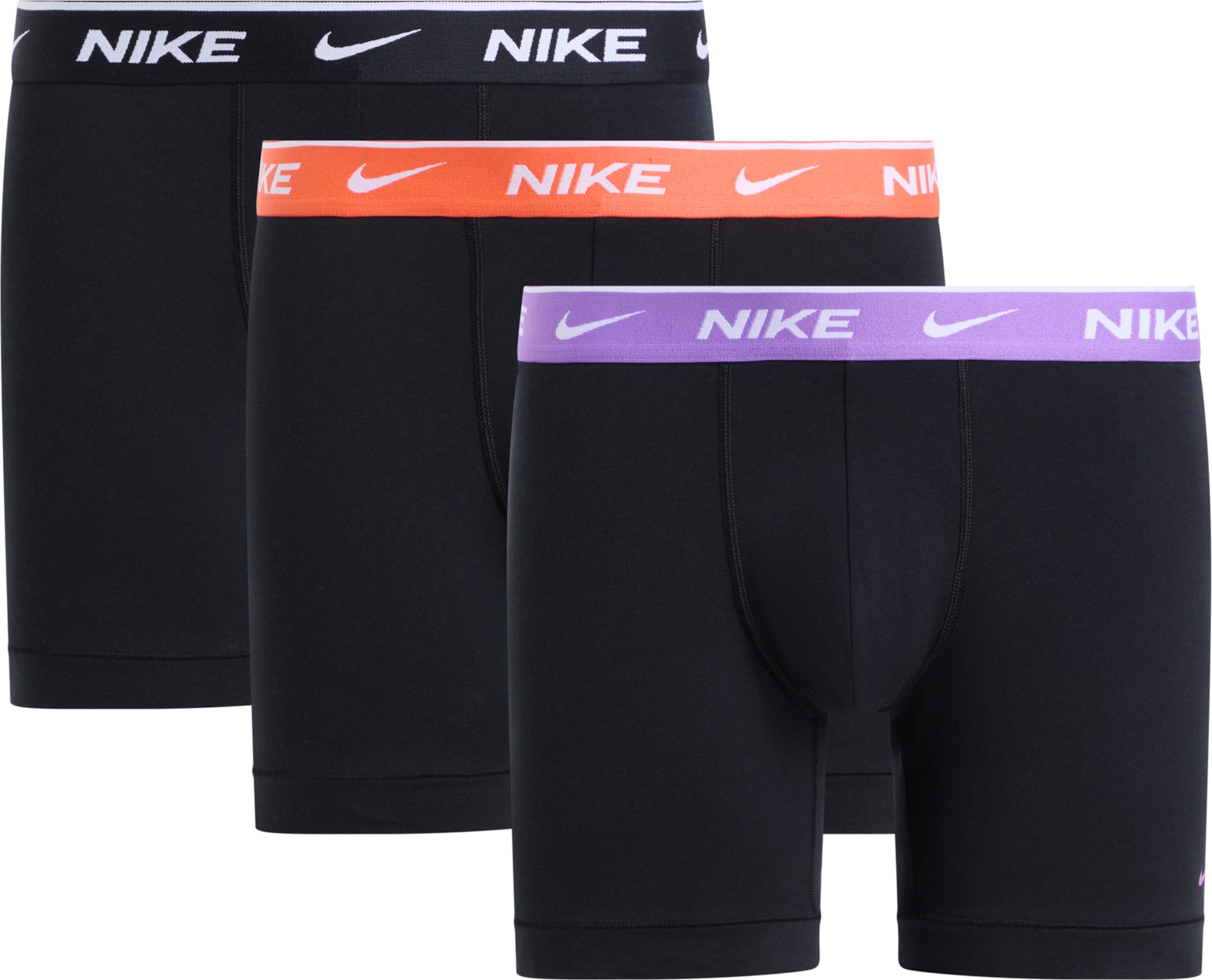 NIKE Underwear Боксерки в черно: отпред